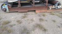 SHOP BUILT 36" X 10' CHANNEL FRAME WITH MAGNETIC HEAD PULLEY-1